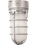 Vapor Tight Outdoor Ceiling Mount LED Light, 14W Energy Saver, gray aluminum fixture with glass globe, weatherproof design