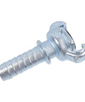 Four Piece Three Quarter Inch Hose Barb Air Fittings Kit With Safety Locks And Washers, galvanized barb fitting with claw grip