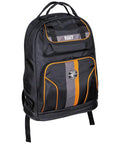 Beefy Heavy Duty Tool Backpack For Tradesmen With 35 Pockets Pro Organizer For Hand Tools And Gear 1680D Ballistic Weave