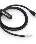 Pro Grade M12 Four Pin Male Sensor Connector with shielded aviation cable for industrial automation and sensor wiring applications 1 meter