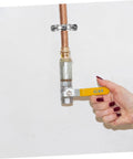 Adjustable Stainless Steel Water Pipe Clamp Brackets Set For 20 To 200mm Pipes securing copper gas pipe