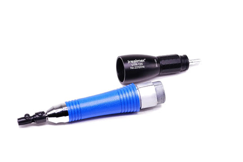 Heavy Duty Pneumatic Lapping Grinder Featuring 1.0mm Fast Reciprocating Stroke Micro Air Pencil Die Kit in blue and black design