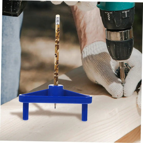 Professional Two Piece Woodworking Scribe Set Featuring Slick Ergonomic Center Scriber And Multi Function Marking Gauge For Furniture Creators being used on wood.
