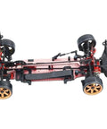 Beefed-Up Chassis Frame One-Tenth Scale Fiber Build with CVD Axles, Durable 4WD Drift Frame for Racing, Replacement Kit for Adults