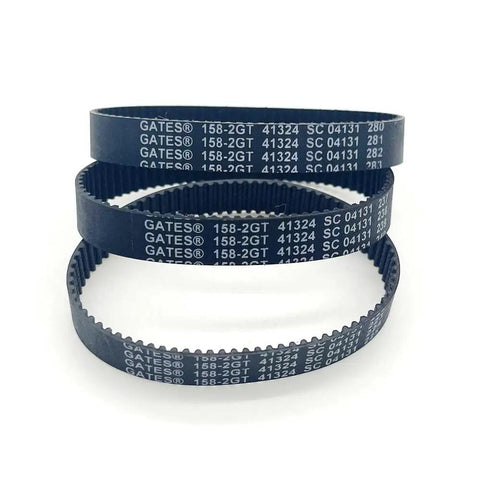 Toothed Belt For OR-T120 ORT400 ORT250 And Signode BXT2-16 BXT2-19 Battery Powered Plastic Strapping Tool OEM Spare Part 1821.067.011 Built To OEM Specs For Precise Torque And Long Lasting Durability. Gates 158-2GT toothed belt, dark rubber, coiled