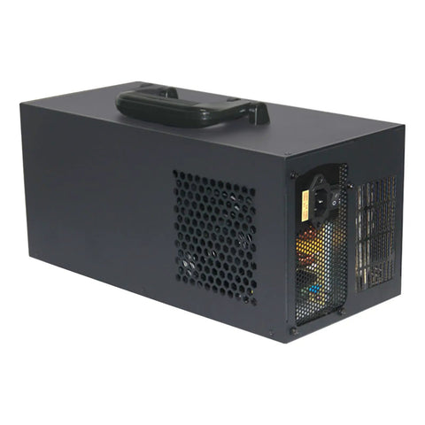 Heavy Duty Metal EGPU Dock With Usb4 Type C Providing 40Gbps Transfer and Fast Charging PCIe graphics card adapter, rugged metal construction.