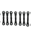 Traxxas 1 To 10 Scale RC Aluminum Alloy Tie Rods And Suspension Linkage Rods Upgrade Kit For 4Tec 2.0 Black CNC Machined