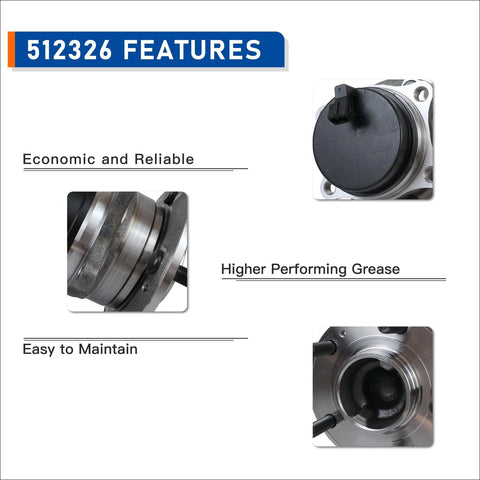 Features of FWD Rear Wheel Hub And Bearing Assembly With Encoder ABS For Hyundai Santa Fe 2007 2018 Hyundai Veracruz 2007 2012 Kia Sorento 2011 2015 5 Lug Plug And Play