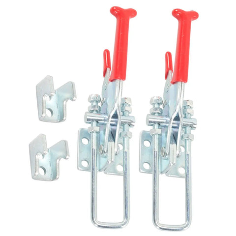 Pro Grade Toggle Latch Clamps 770lb Capacity 2 Pack For Industrial Gear Rustproof Easy Install Fasteners close-up