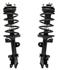 Front view of front struts with coil springs from 8 Piece Struts Shocks Kit For Honda Pilot 2009 2015 Upgrade