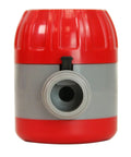 Front view of Easy Dial Mechanical Water Timer for Lawn and Garden watering up to 120 minutes, red and gray