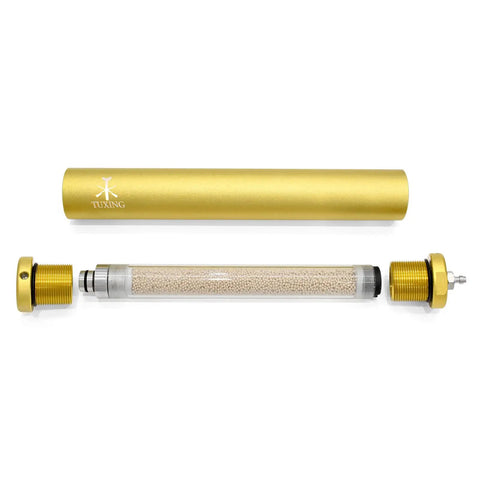 Heavy Duty 4500 Psi PCP Air Compressor Filter With Water And Oil Separator And Molecular Sieve Diving Separator gold tube