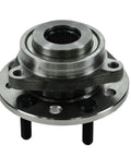 Front Wheel Bearing And Hub Assembly With ABS Sensor For Chrysler 300M Concorde LHS New Yorker Intrepid Prowler Eagle Vision And Dodge Models 1993 Through 2004 Easy Install Replacement Part, shown front view