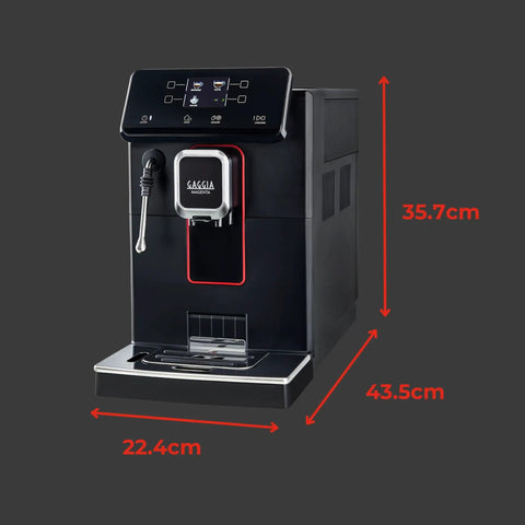 Super Automatic Espresso Machine With One Touch Brewing And On The Fly Settings To Nail Your Favorite Cups, 10 inch slim body.