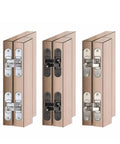 Hidden Cross Hinge For Wooden Doors And Cabinets 3D Adjustable 180 Degree Invisible Butt Hinge Flat Folding Design With Concealed Hardware