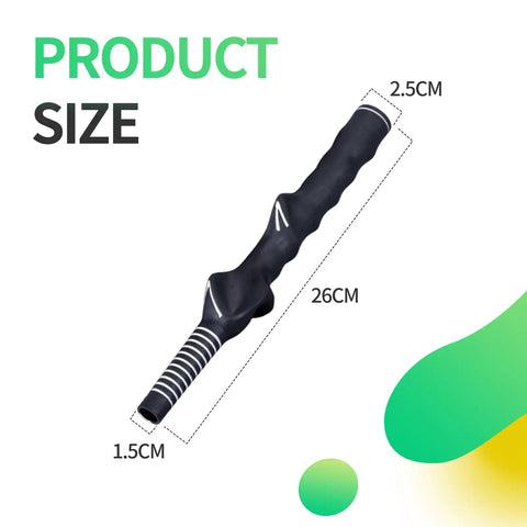 Right Hand Golf Training Grip For Beginners size 26cm with 2.5cm top diameter, rubber material