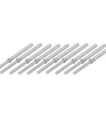 10 Pcs Stainless Steel Thread Swage Lag Screws Kit For Cable Handrail Hardware No Jam Design With High Strength Heavy Duty Rock Solid Wire Rope Clamp Set M6 3mm Threads