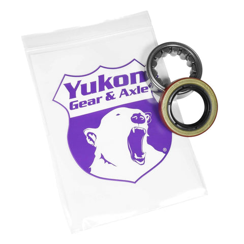 Yukon Gear & Axle rear axle bearing and seal kit; metal bearing and seal in clear bag with logo