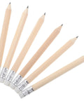 Bulk Golf Pencils 50 Pack With Erasers Graphite Wood Pencils For School Office And Art Projects Half Golf Pencils Kid Friendly Easy Sharpening Mess Free Writing