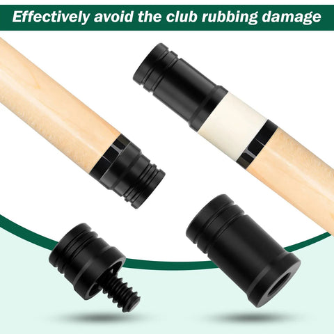 Pro Grade Joint Protector Set For Pool Cues That Shields Shaft And Joint Threads Prevents Joint Pin And Collar Chips Fits 3/8 By 10