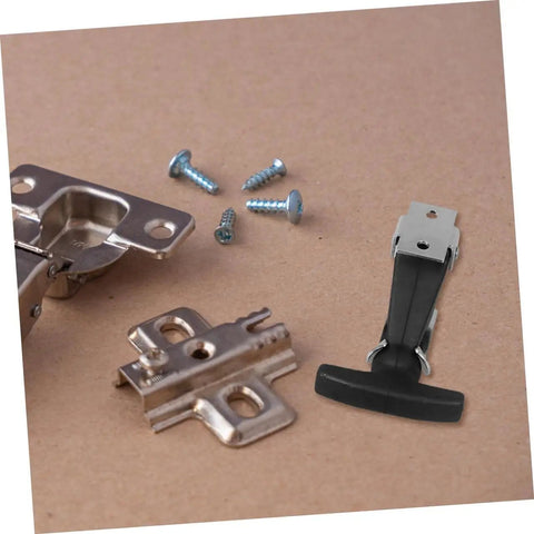 3 Pack Rubber Lock Latch Replacement Kit With T-Handle Hasp For Toolboxes And Car Hood Latch, stainless steel parts