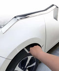 Using Go To Metal Offset Brake Spoon Tool For Auto Repair Built Tough Universal Brake Adjusting Tool on car wheel
