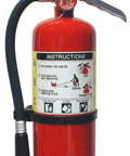 5 Pound ABC Dry Chemical Fire Extinguisher With Stored Pressure All Metal Valve High Gloss Polyester Finish Heavy Duty Build For Home Shop And Office Ideal For Class A B And C Fires 6 Year Warranty