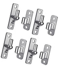 Top Shelf 304 Stainless Steel Gate Hinges Provide A No Sweat Install For Farm Gates Wooden Fences Barn Doors And Modern Yards Featuring Rust Proof Heavy Duty Outdoor Hardware - Set of 8.