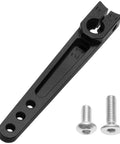 Three Pack 25T Aluminum Servo Arms Horns for RC Crawlers, Cars, Planes and Boats, Fits Futaba Hitec Savox Power HD Xcore, Black, 2 Inch Length