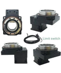 Hella Precise CNC Hollow Rotary Table With Nema17 Stepper Motor And 40Mm Servo Reducer, 7kg capacity with limit switch.