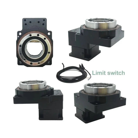 Hella Precise CNC Hollow Rotary Table With Nema17 Stepper Motor And 40Mm Servo Reducer, 7kg capacity with limit switch.