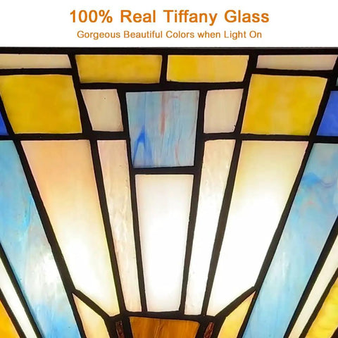 Dope Stained Glass Tiffany Style Wall Sconce Two Light Fixture 12 Inch Wide Green And Blue Vintage Vibe Lamp For Hallway Staircase Bedroom Home Office Cinema