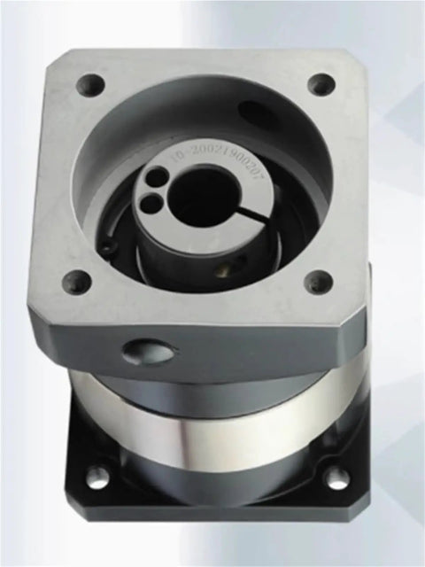 PLF060 High Precision Planetary Gearbox Reducer delivering smooth power transfer for 60mm AC servo motors with 14mm input shaft top view.