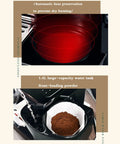 2 In 1 Espresso And Drip Coffee Maker With 15 Bar Pressure 1.4L Water Tank showing coffee grounds loading