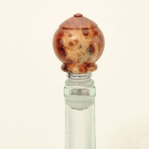 Kickass Five Piece Bottle Stopper Kit Bundle With Wide Cherry Wood Turnery Blanks For Slick Diy Home Bar Crafting And Cool Woodworking Projects That Totally Hit The Spot
