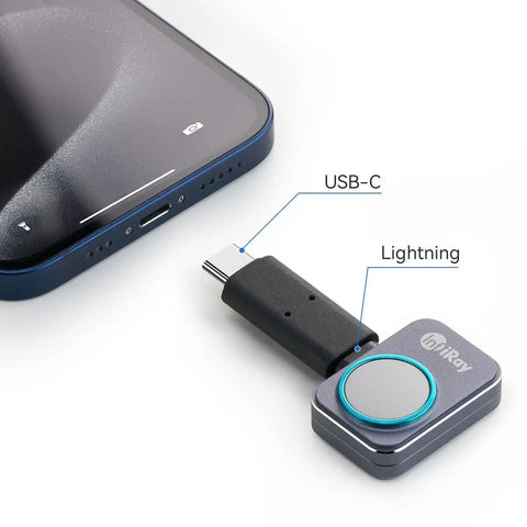 Lightning To USB C Adapter For iPhone 15 Series Pro Max Plus Fast And Easy USB C To Lightning Connection Specifically For InfiRay P2 Pro XH09 And T2 Pro iOS Versions Thermal Imaging Camera Accessory