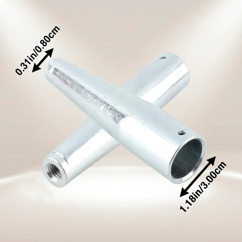 Stainless Steel Spear Tip Connector With 8mm Thread And 3cm Socket for DIY spear rig setup
