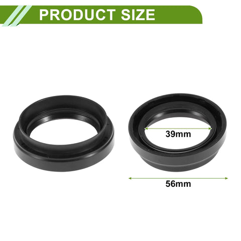 Toyota Drive Axle Shaft Oil Seal Differential Carrier Seal Premium Durable Replacement DIY Friendly for Avalon 3.5L V6 and Camry 2.5L L4 2010 2017 Electric or Gas 2015 2017 3.0L V6 2006 3.3L V6 2006 3.5L V6 2007 2017 39mm 56mm