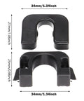 Ford Fiesta Car Shelf Clip Fits Fiesta Load Cover And Parcel Shelf Pivot Mount 1539663 dimensions in black plastic