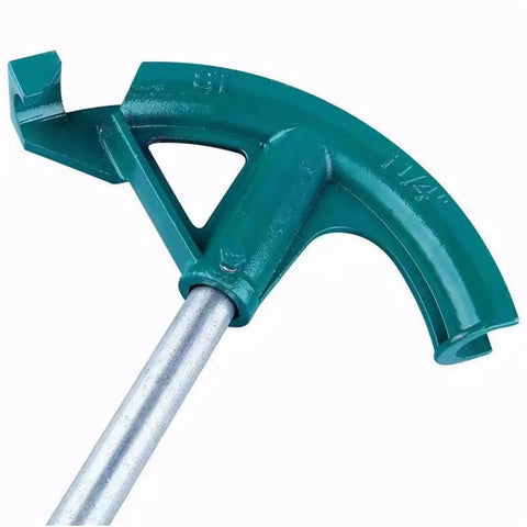 Heavy Duty Manual Hydraulic Pipe Bender For Iron PVC Copper Tubing with solid cast iron construction and ergonomic handle.