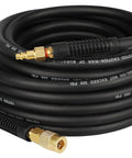 Workhorse Hybrid Air Hose 3/8 Inch By 50 Foot Long Featuring 300 Psi Max Pressure Rating kink resistant rubber PVC blend construction coiled