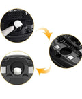 Front wheel for Roomba vacuum; black omni-directional wheel, 2-pack, compatible with 500–900 series