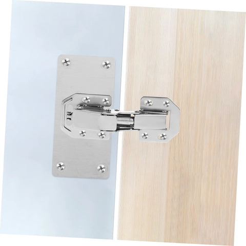 Concealed cabinet hinges for smooth and quiet closing, silver finish, ideal for kitchen and wardrobe cabinets, high load capacity.
