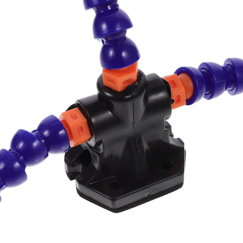 Base and flexible arms of Adjustable Clamp Soldering Stand and Helping Hand for Welding PCB Repair and Electronics Maintenance