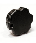 J1772 Dust Cover For Kia Ev6 Protective Charging Port Cap, black plastic design, shields charging port from debris and moisture.