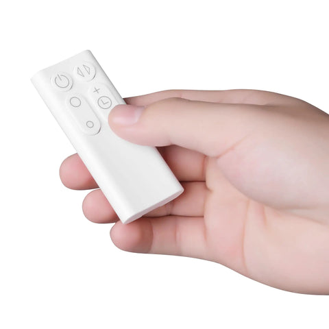 Replacement Remote Control For AM06 AM07 AM08 Fan Models 965824-01 965824-02 in hand, showing button detail.