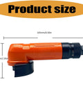 Workhorse Heavy Duty Handheld Angle Grinder Perfect For Wood Metal Cutting Rust Stripping And Quick Trim Work In Tight Corners With No Sweat Handling, showing dimensions.