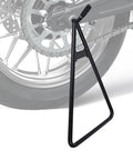 Universal Heavy Duty Motorcycle Triangle Stand With Rear Side Kickstand And Wheel Holder For 80 To 500 CC Dirt Pit Bike Motocross