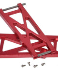 Front And Rear Swing Suspension Arms Upgrade Kit For 1 By 10 22S SCT 2WD Short Course RC Car Aluminum Alloy Parts Durable High Strength Build With 2 Tools Red, featuring red aluminum arms with screws.