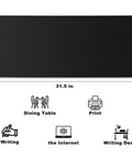 Beast Mode Massive Gaming Mouse Pad Desk Mat 31.5x15.7 Inches With Stitched Edges Non Slip Waterproof Rubber Base for PC